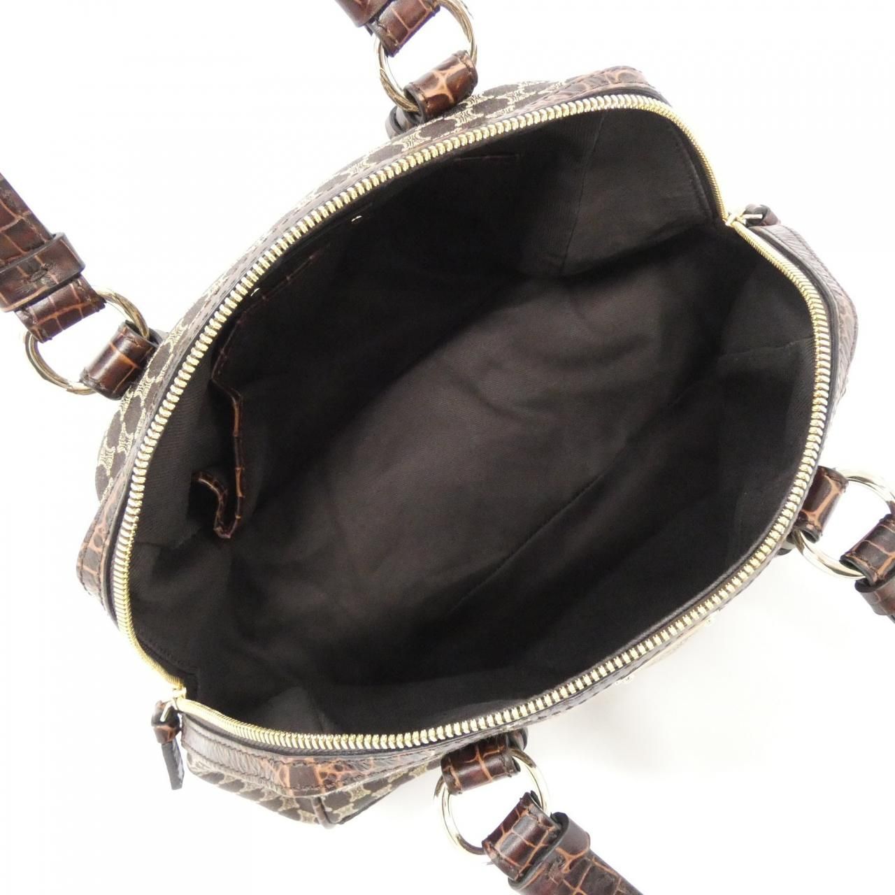 Celine Boston Bag Travel Bags Brown — view 9