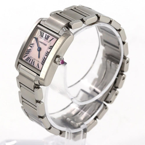 Cartier Tank Francaise SM SS Quartz Watch — view 2