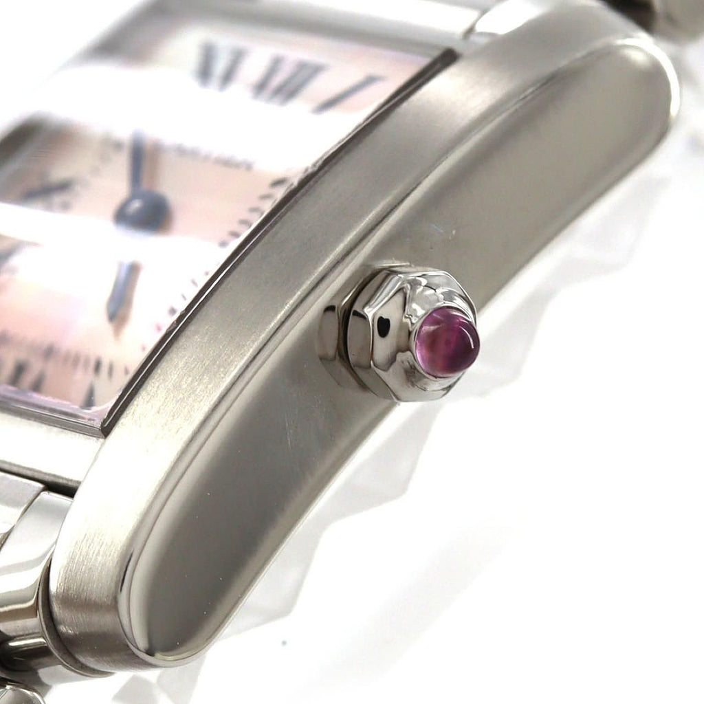 Cartier Tank Francaise SM SS Quartz Watch — view 4