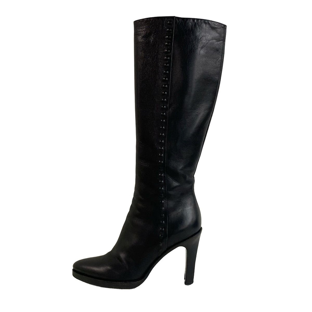 Bottega Veneta Long Boots 36 Black Leather
