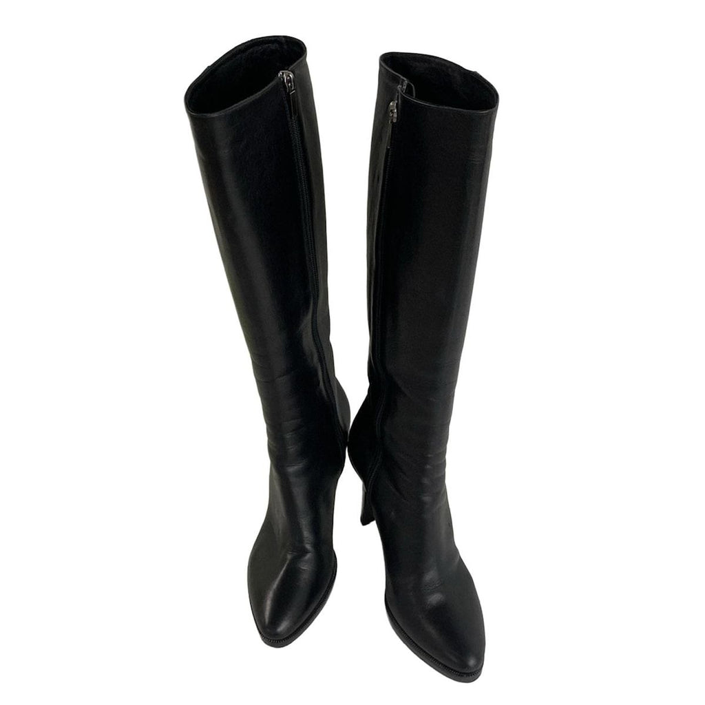 Bottega Veneta Long Boots 36 Black Leather — view 2