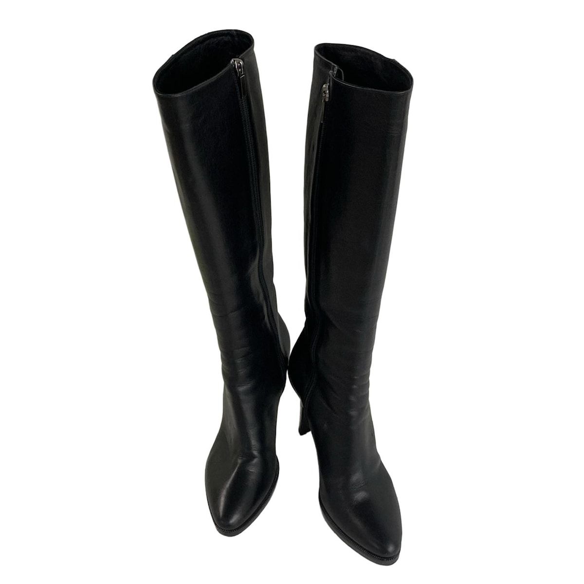 Bottega Veneta Long Boots 36 Black Leather — view 2