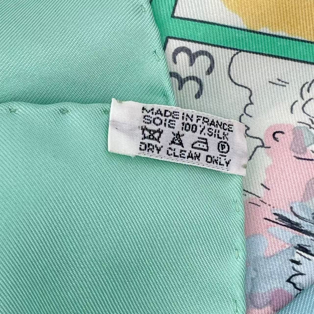 Hermes Carre 90 le Jeu Des Petits Bonheurs Little Happiness Game Scarf Silk — view 6