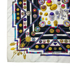 Hermes Carre 90 Pelile Seamstress Scarf Silk Multicolor — view 4