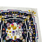 Hermes Carre 90 Pelile Seamstress Scarf Silk Multicolor — view 3
