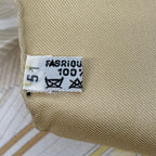 Hermes Large Scarf Silk Carre 90 Jeux de Paille Straw Play Beige — view 7