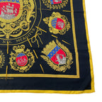 Hermes Scarf Silk Carre 90 Coat of Arms of Paris Black — view 5