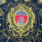 Hermes Scarf Silk Carre 90 Coat of Arms of Paris Black — view 7