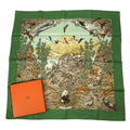 Hermes Scarf Carre 90 Silk Sichuan Green