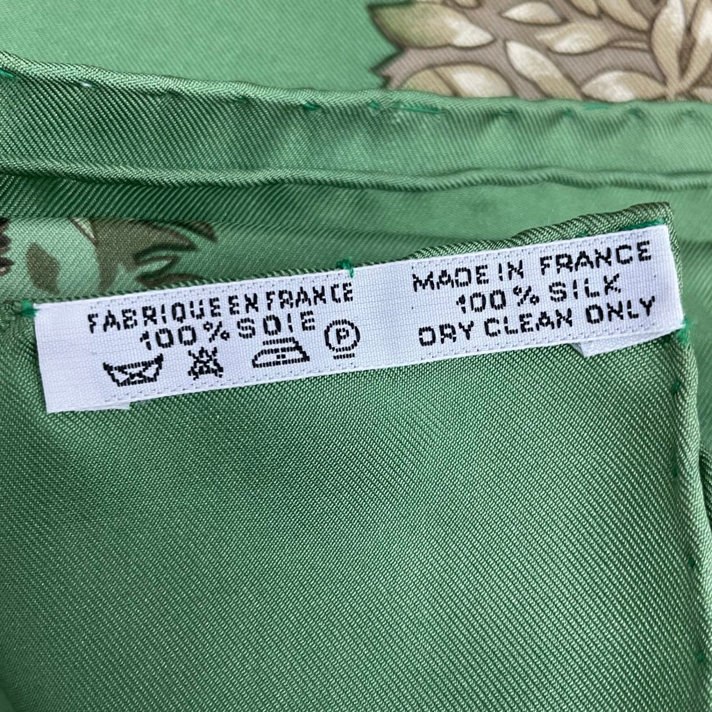 Hermes Scarf Carre 90 Silk Sichuan Green — view 7