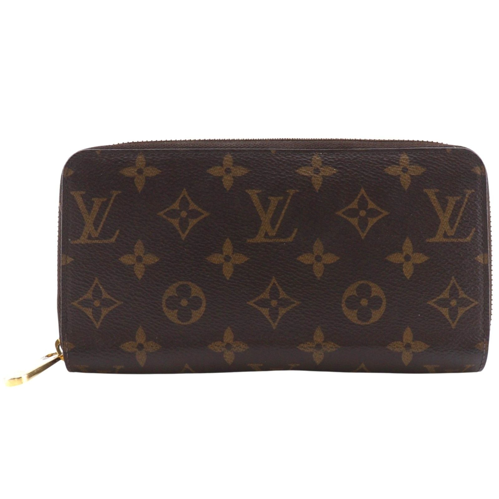 Louis Vuitton Zippy Wallet Zip Around Monogram Canvas Fuchsia