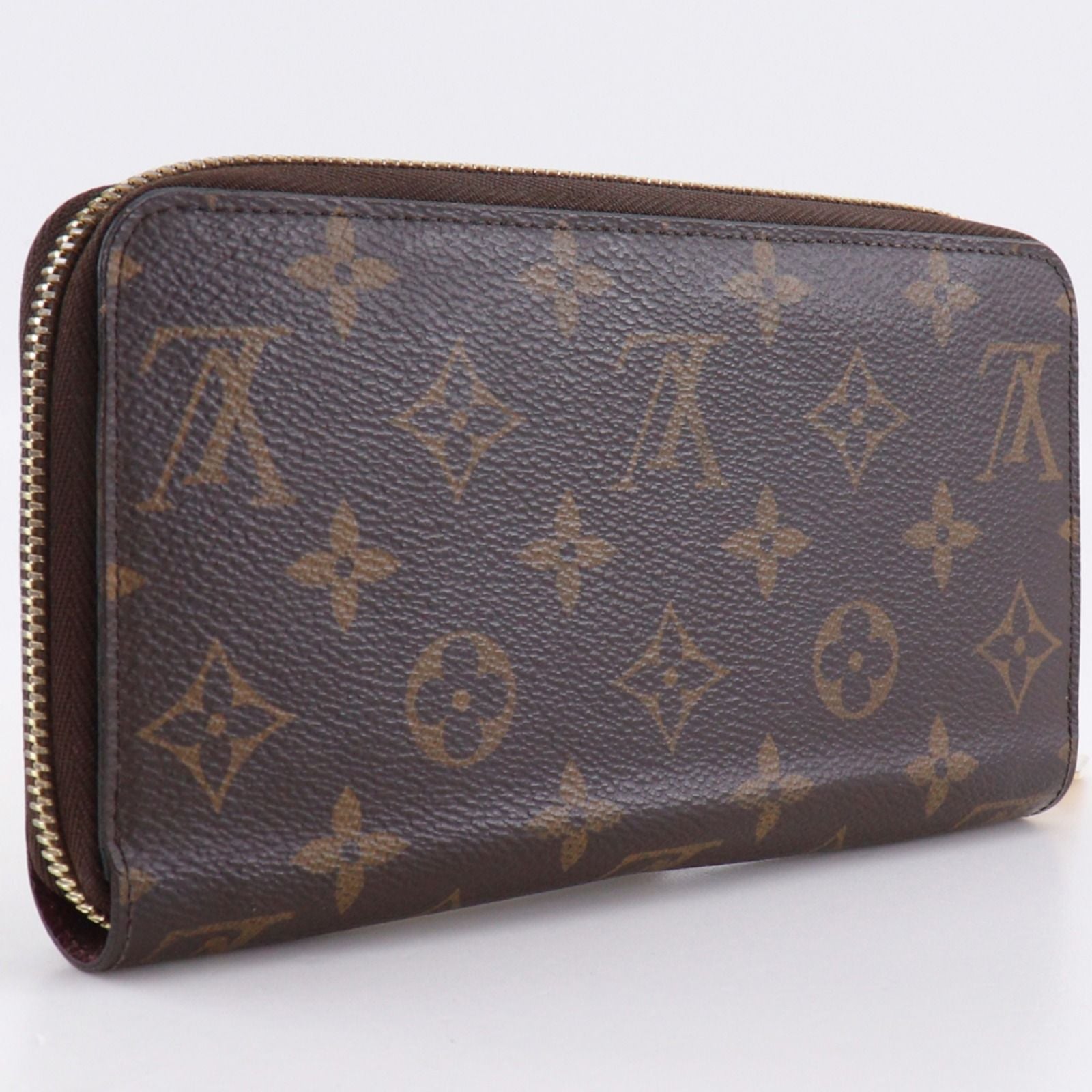 Louis Vuitton Zippy Wallet Zip Around Monogram Canvas Fuchsia — view 3