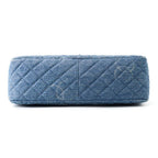 Chanel Chain Shoulder Bag CC Logo Quilted Denim — view 3