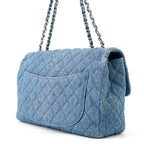 Chanel Chain Shoulder Bag CC Logo Quilted Denim — view 2