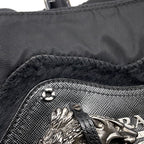 Prada Shoulder Bag Chimera Triangle Logo Nylon Metal Black — view 6
