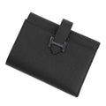 Hermes Trifold Wallet Bearn Combination Monochrome Black Epsom