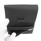 Hermes Trifold Wallet Bearn Combination Monochrome Black Epsom — view 6