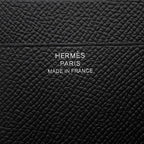 Hermes Trifold Wallet Bearn Combination Monochrome Black Epsom — view 7