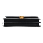 Hermes Shoulder Bag Navy Gold Box Calf — view 3