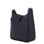 Hermes Shoulder Bag Evelyne 3 GM Blue Nuit Gold Taurillon Clemence — view 2