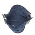 Hermes Shoulder Bag Evelyne 3 GM Blue Nuit Gold Taurillon Clemence — view 5