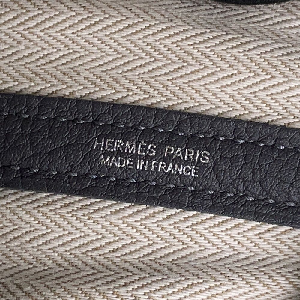 Hermes Tote Garden Party PM Grimeia Silver Negonda — view 7