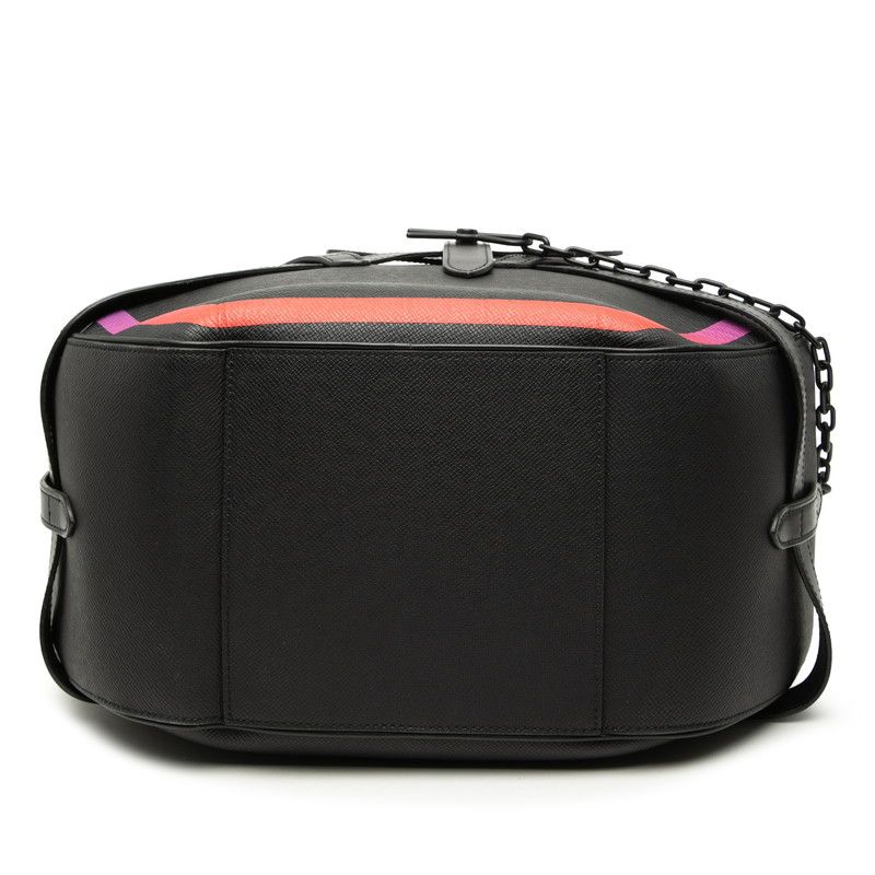 Louis Vuitton Taiga Rainbow Soft Hat Trunk Shoulder Bag Black Multicolor — view 3