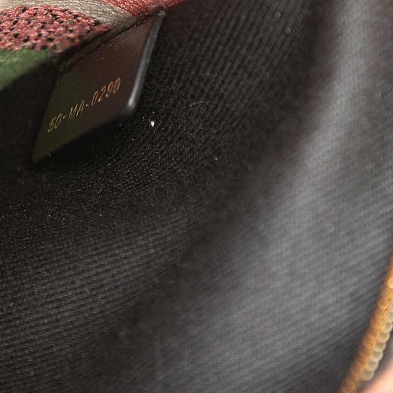 Dior Lady D-lite 2-Way Shoulder Bag Multicolor Canvas — view 6