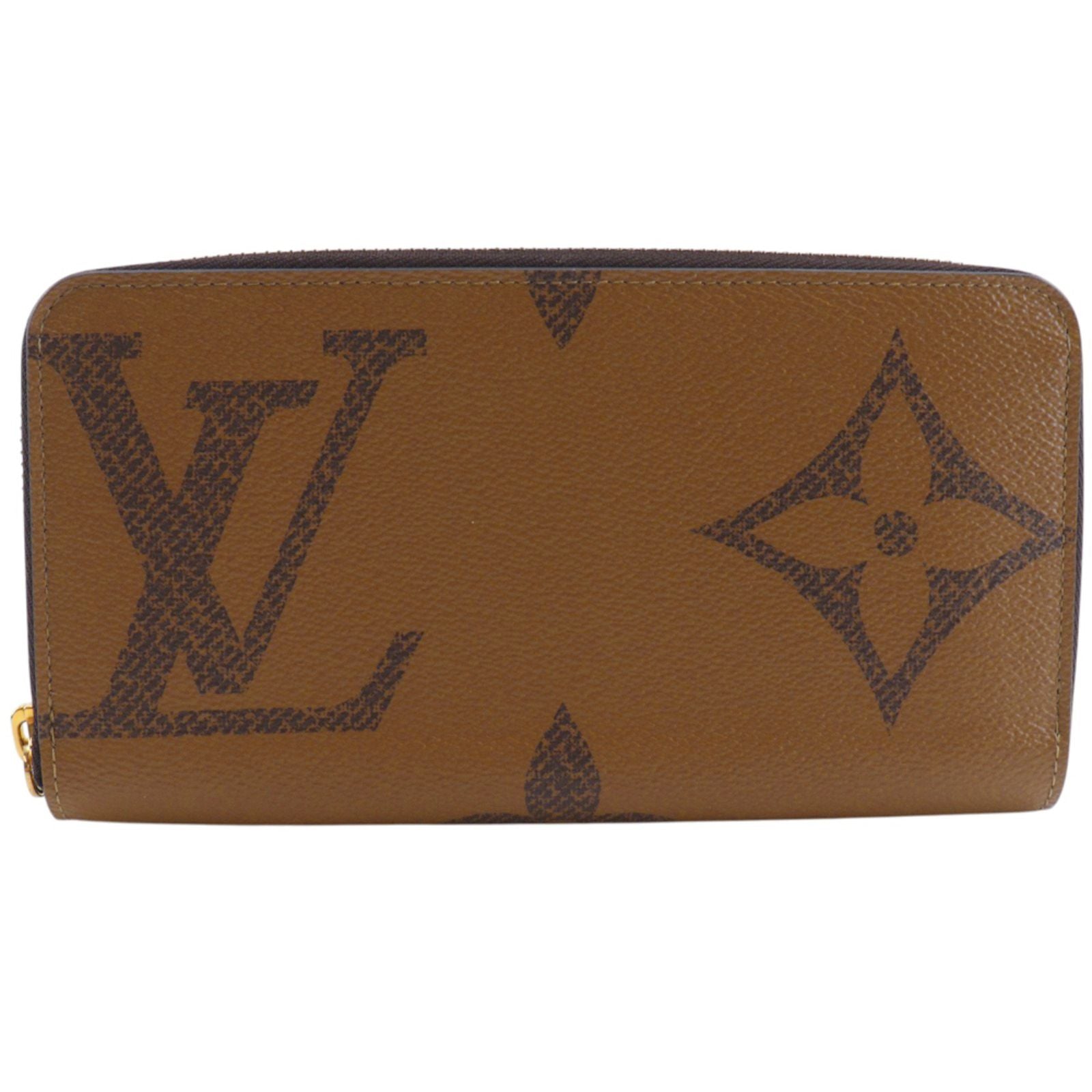 Louis Vuitton Zippy Wallet Giant Monogram Reverse Brown