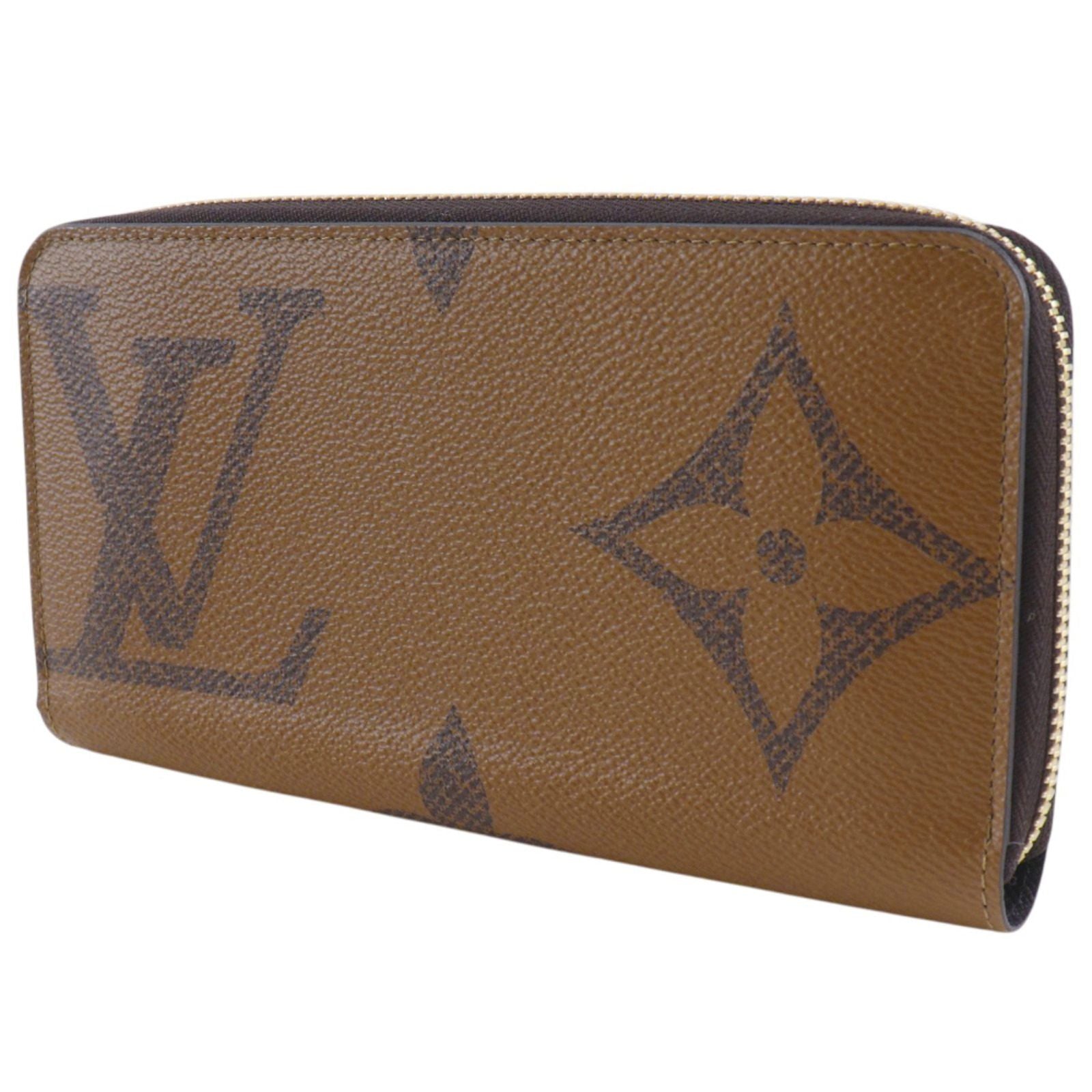 Louis Vuitton Zippy Wallet Giant Monogram Reverse Brown — view 2