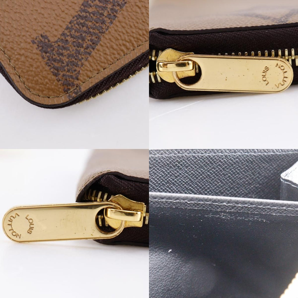 Louis Vuitton Zippy Wallet Giant Monogram Reverse Brown — view 9