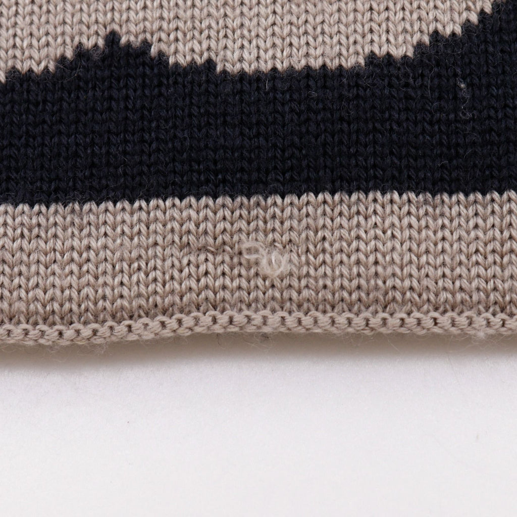Chanel CC Logo Wool Silk Black Gray Scarf — view 5