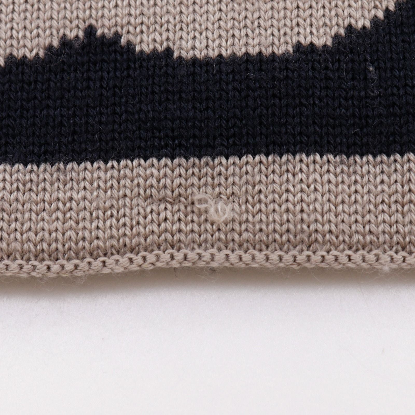 Chanel CC Logo Wool Silk Black Gray Scarf — view 5