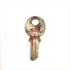 Hermes Cadena Key Padlock Silver Bag Charm — view 5