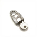 Hermes Cadena Key Padlock Silver Bag Charm