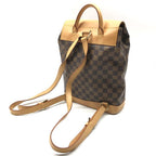 Louis Vuitton Damier Harlequin Leather Backpack Brown — view 7