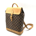 Louis Vuitton Damier Harlequin Leather Backpack Brown — view 2