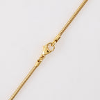 Hermes Series Medallion Gold Plated Necklace — view 5