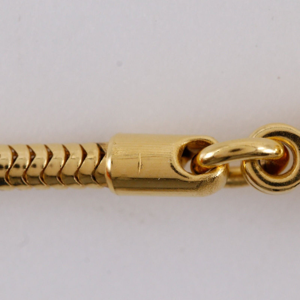 Hermes Series Medallion Gold Plated Necklace — view 9