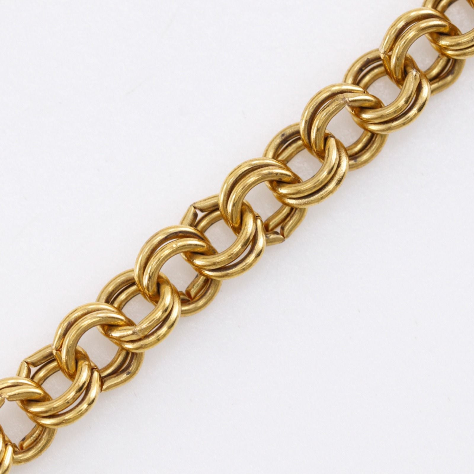 Chanel CC Logo Vintage Gold Plated Necklace — view 4