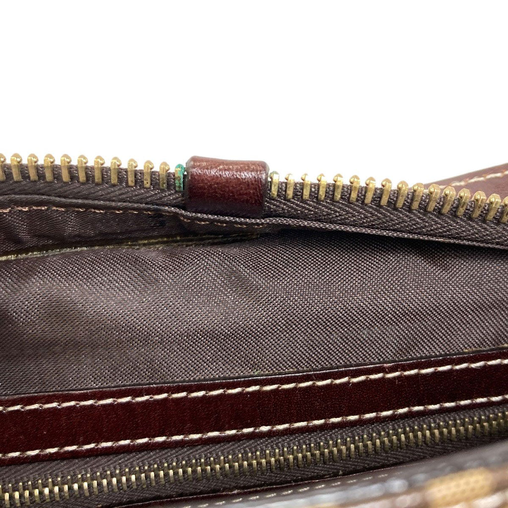 Fendi Zucchino Pattern Handbag Enamel — view 9