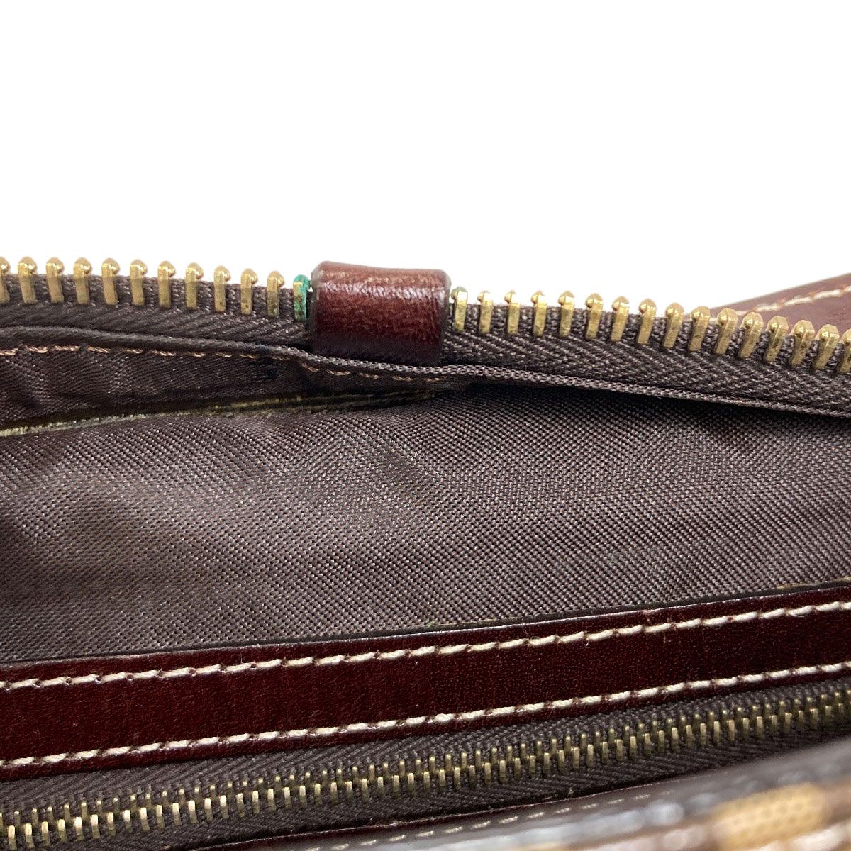 Fendi Zucchino Pattern Handbag Enamel — view 9