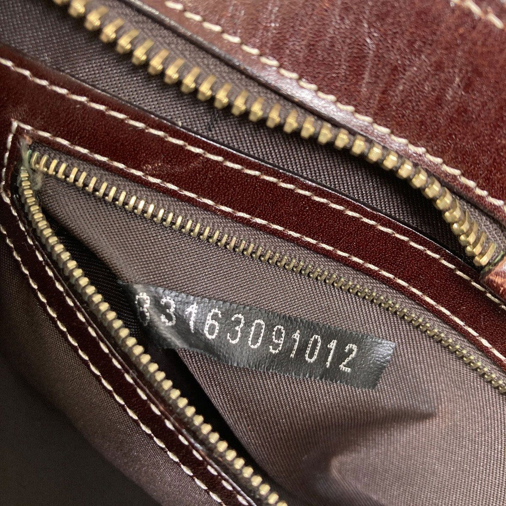 Fendi Zucchino Pattern Handbag Enamel — view 7