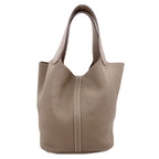 Hermes Picotin Lock Etoupe Gold Handbag Taurillon Clemence — view 2