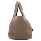 Hermes Picotin Lock Etoupe Gold Handbag Taurillon Clemence — view 3