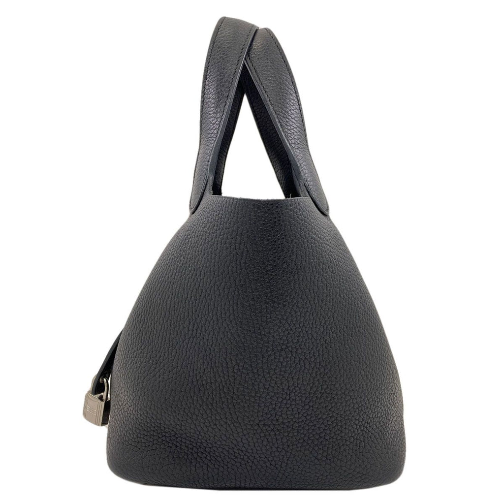 Hermes Picotin Lock PM Silver Handbag Taurillon Clemence — view 3