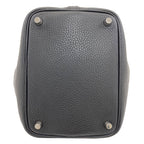 Hermes Picotin Lock PM Silver Handbag Taurillon Clemence — view 4