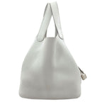 Hermes Picotin Lock Silver Handbag Taurillon Clemence — view 3