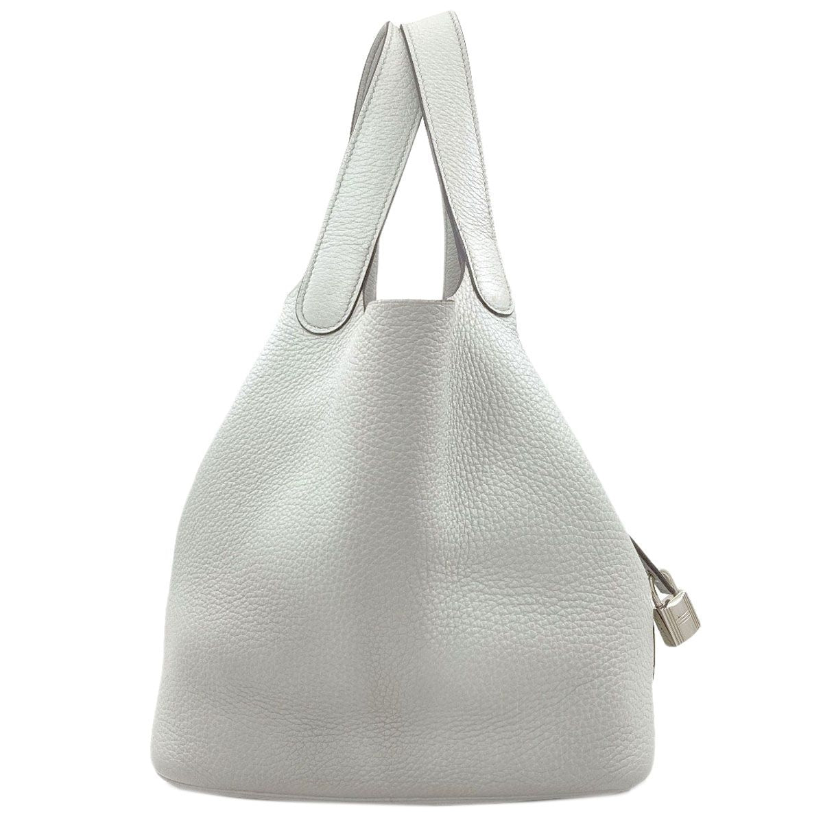 Hermes Picotin Lock Silver Handbag Taurillon Clemence — view 3