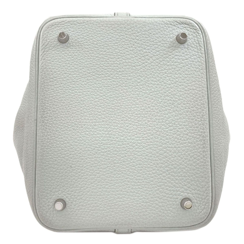 Hermes Picotin Lock Silver Handbag Taurillon Clemence — view 4